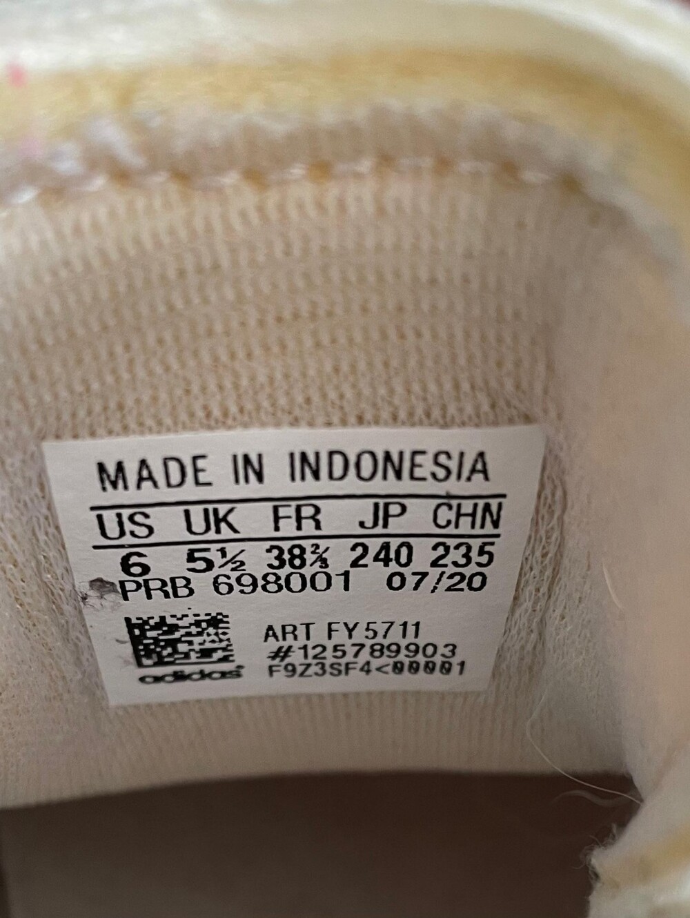 adidas Craig Green Off-White Sneakers with Orange Accents - Picture 3 of 9